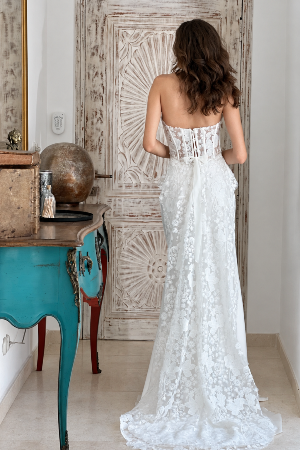 Robe de mariée longue Passionnée en tulle brodé, collection Exclusives 2026 – photo 2