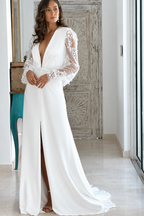 Robe de mariée longue Iconique en crêpe, collection Exclusives 2026 – photo 2