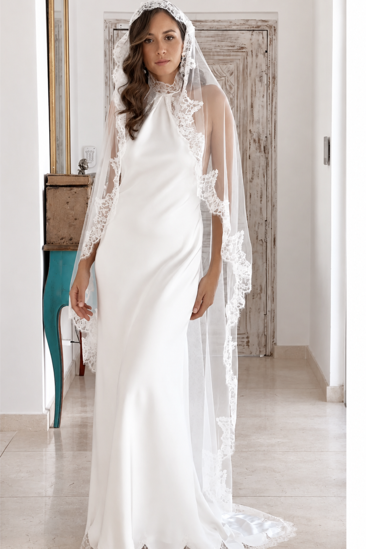 Robe de mariée Eternelle en crêpe et soie, collection Exclusives 2026 – Fabienne Alagama