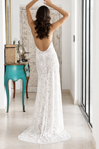 Robe de mariée longue Ruby en dentelle de Calais, collection Idylle 2026 – photo 2