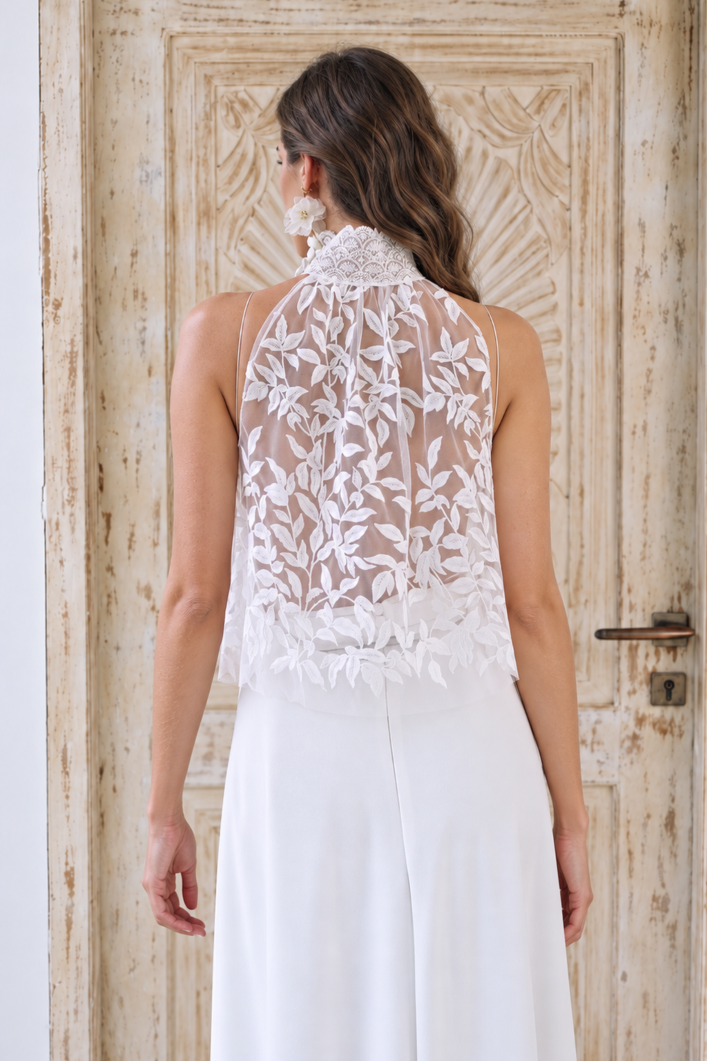 Robe de mariée longue Sensuelle en crêpe, collection Exclusives 2026 – photo 7