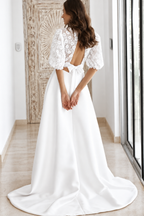 Robe de mariée longue Jade en tulle, collection Idylle 2026 – photo 3