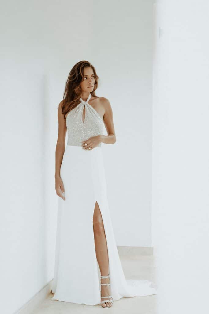 robe de mariée avec fente